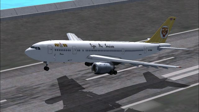 Screenshot 1 — Tiger Air Services Airbus A300 B4 200