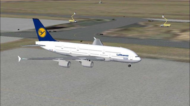 Screenshot 1 — Lufthansa Airbus A380 D-DLHA