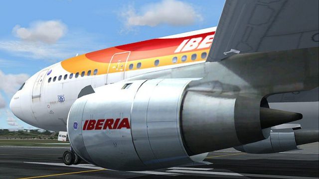 Screenshot 1 — Iberia Airbus A300