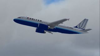 Screenshot 1 — United Airlines Airbus A320 (NL)