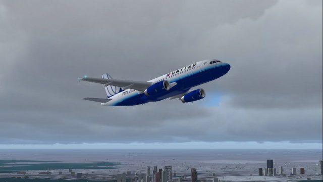 Screenshot 1 — United Airlines Airbus A319
