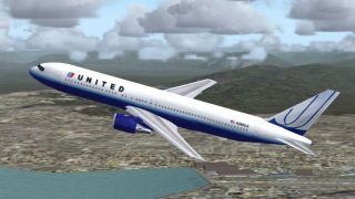 Screenshot 1 — United Airlines Boeing 767-300 (NC)