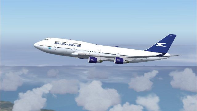 Screenshot 1 — Aerolineas Argentinas Boeing 747-475
