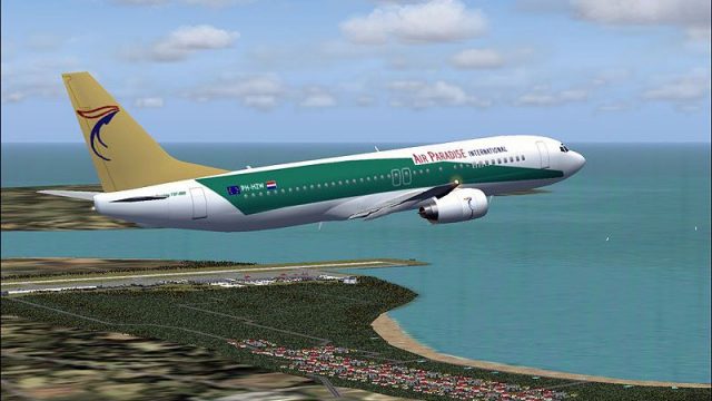Screenshot 1 — Air Paradise Boeing 737-800