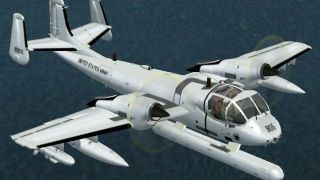 Screenshot 1 — FS2004/FS2002 Grumman OV-1D Mohawk