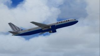 Screenshot 1 — United Airlines Boeing 767-300 B763