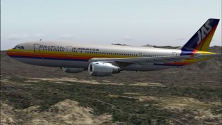 Screenshot 2 — Japan Air System Airbus A300B4