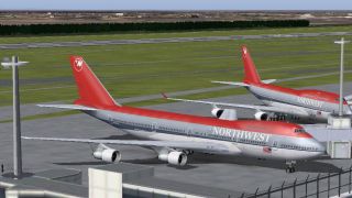 Screenshot 1 — Northwest Airlines Boeing 747-200