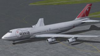 Screenshot 4 — Northwest Airlines Boeing 747-200