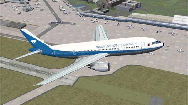 Screenshot 1 — Ariana Afghan Airbus A300B4-203