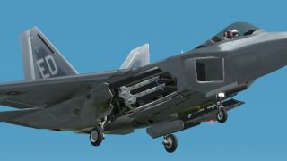 Screenshot 2 — FS2004/FS2002 Lockheed Martin F-22 Raptor