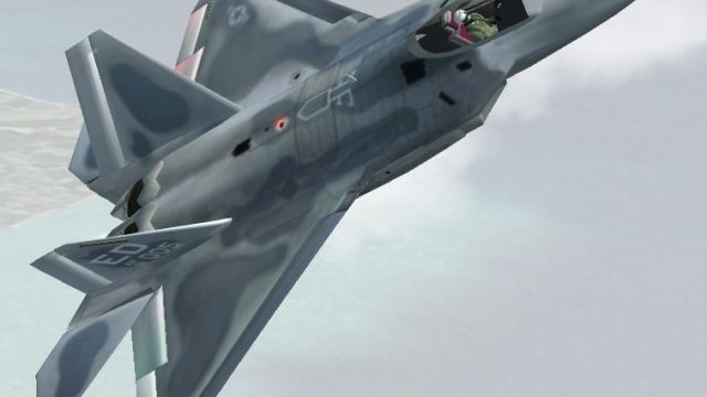 Screenshot 1 — FS2004/FS2002 Lockheed Martin F-22 Raptor