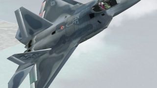 Screenshot 1 — FS2004/FS2002 Lockheed Martin F-22 Raptor