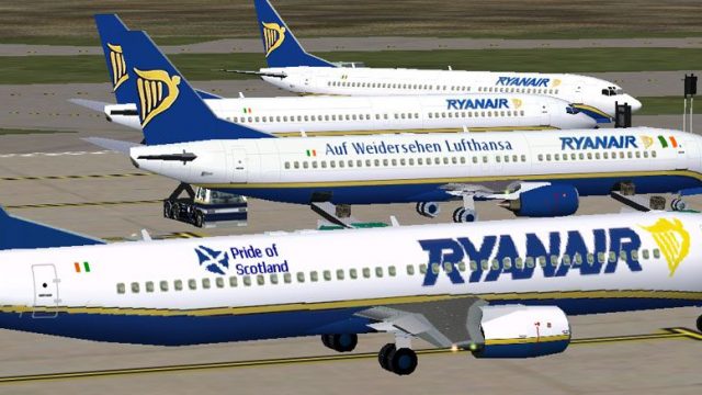 Screenshot 1 — Ryanair Boeing 737-800