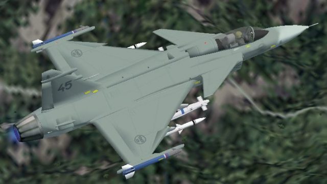 Screenshot 1 — FS2004/F2002 SAAB JAS39 Gripen A/B