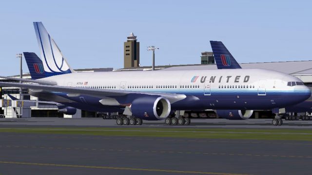 Screenshot 1 — United Airlines Boeing 777-200 Repaints