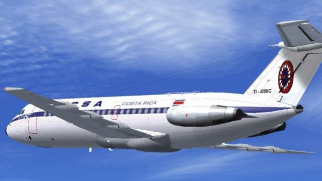Screenshot 1 — LACSA Costa Rica BAC 1-11 200