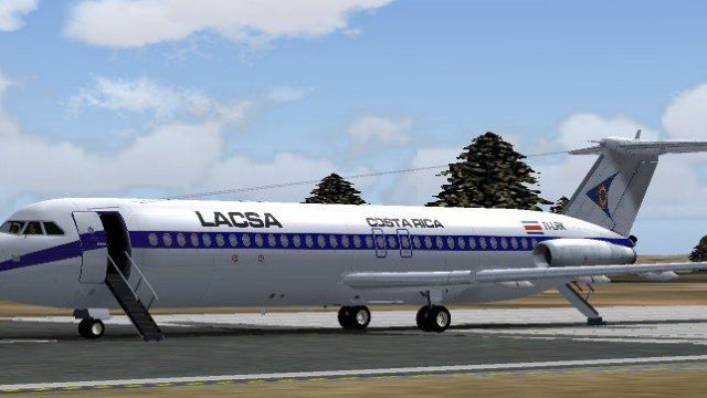Screenshot 1 — LACSA Costa Rica BAC 1-11 500