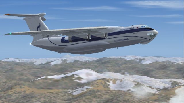 Screenshot 1 — Gazprom Avia IL-76