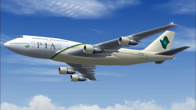 Screenshot 1 — PIA Boeing 747-300 AP-BFU