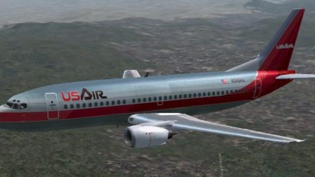Screenshot 1 — USAir Boeing 737-300 (OC) Full Package