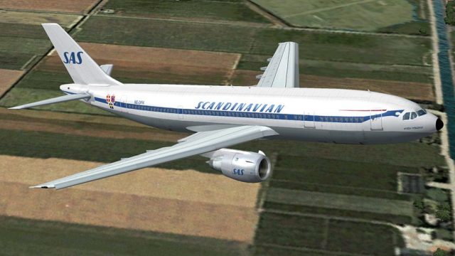 Screenshot 1 — SAS Airbus A300B4-120 SE-DFK