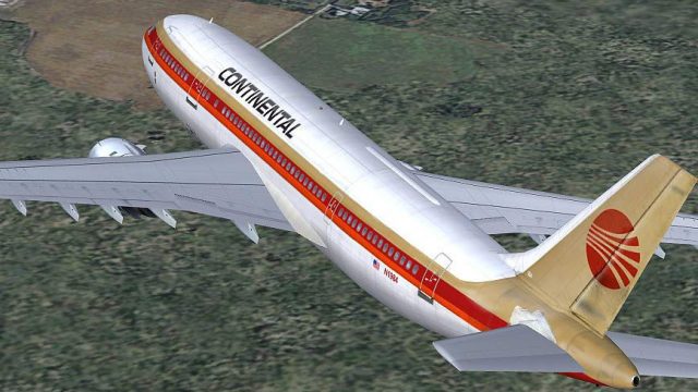 Screenshot 1 — Continental Airlines A300B4-203