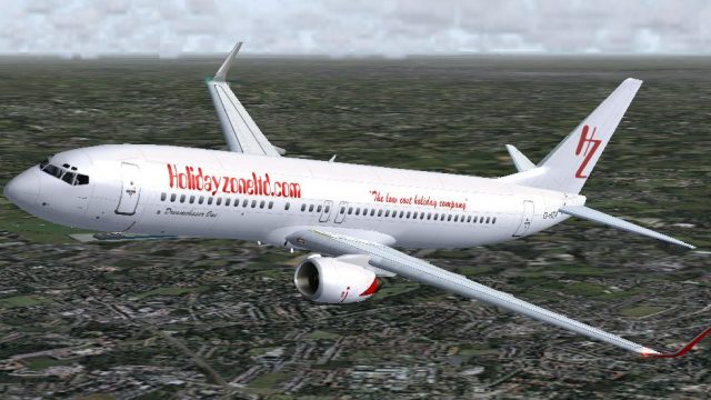 Screenshot 1 — Holidayzone Boeing 737-800