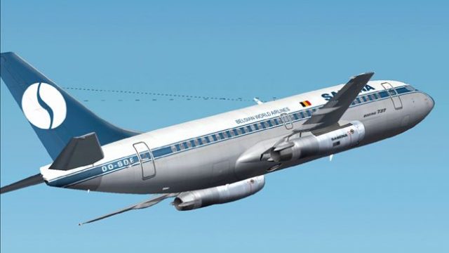 Screenshot 1 — Sabena Boeing 737-200