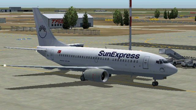 Screenshot 1 — SunExpress Boeing 737-700