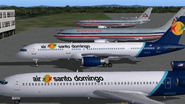 Screenshot 1 — Air Santo Domingo Boeing 757-200