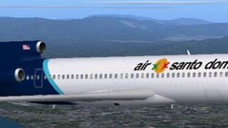 Screenshot 2 — Air Santo Domingo Boeing 727-200 Textures