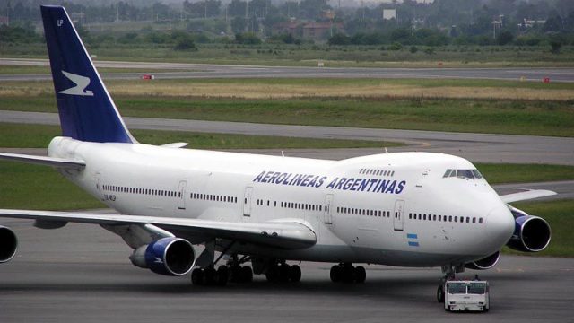 Screenshot 1 — Aerolineas Argentinas Boeing 747-200 LV-MLP