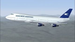 Screenshot 3 — Aerolineas Argentinas Boeing 747-200 LV-MLP