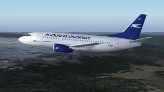 Screenshot 1 — Aerolineas Argentinas Boeing 737-500
