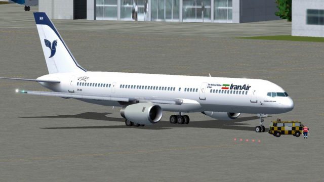 Screenshot 1 — Iran Air Boeing 757-200