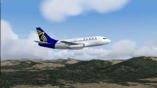 Screenshot 1 — Pluna Boeing 737-2A3 CX-BOP