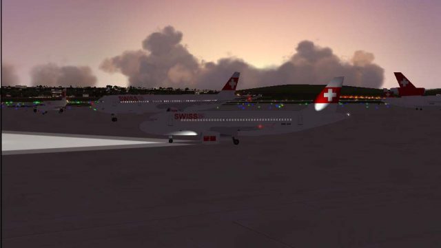 Screenshot 1 — Swiss Airbus A320-214 HB-IJI