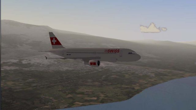 Screenshot 1 — Swiss Airbus A320-214 HB-IJP