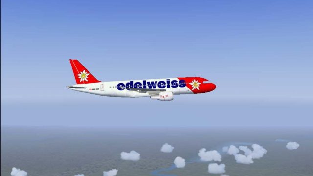 Screenshot 1 — Edelweiss Airbus A320-214 HB-IHZ