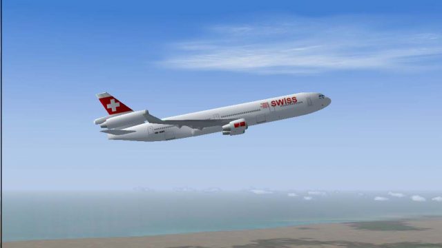 Screenshot 1 — Swiss McDonnell Douglas MD-11 HB-IWM