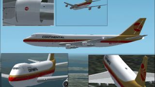Screenshot 2 — Continental Airline Boeing 747-200