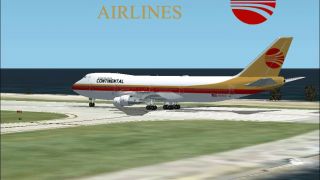 Screenshot 3 — Continental Airline Boeing 747-200