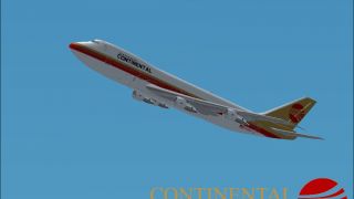 Screenshot 5 — Continental Airline Boeing 747-200