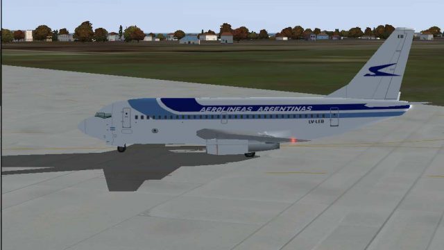 Screenshot 1 — Aerolineas Argentinas Boeing 737-287 LV-LEB