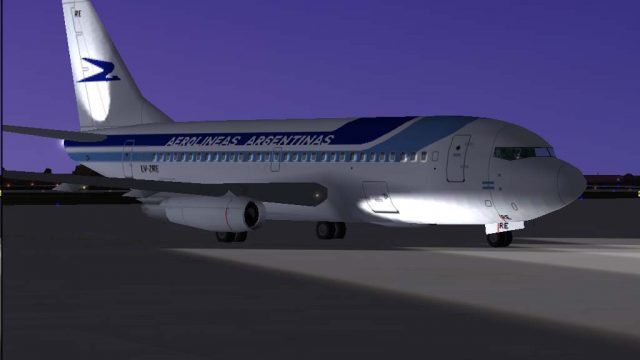 Screenshot 1 — Aerolineas Argentinas Boeing 737-236 LV-ZRE