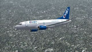 Screenshot 1 — Canjet Boeing 737-500 Textures