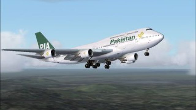 Screenshot 1 — PIA Boeing 747-367 AP-BFX
