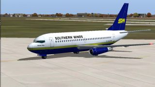 Screenshot 1 — Southern Winds Boeing 737-2M6 ADV LV-ZYX