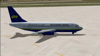 Screenshot 1 — Southern Winds Boeing 737-2S3 ADV LV-YGB